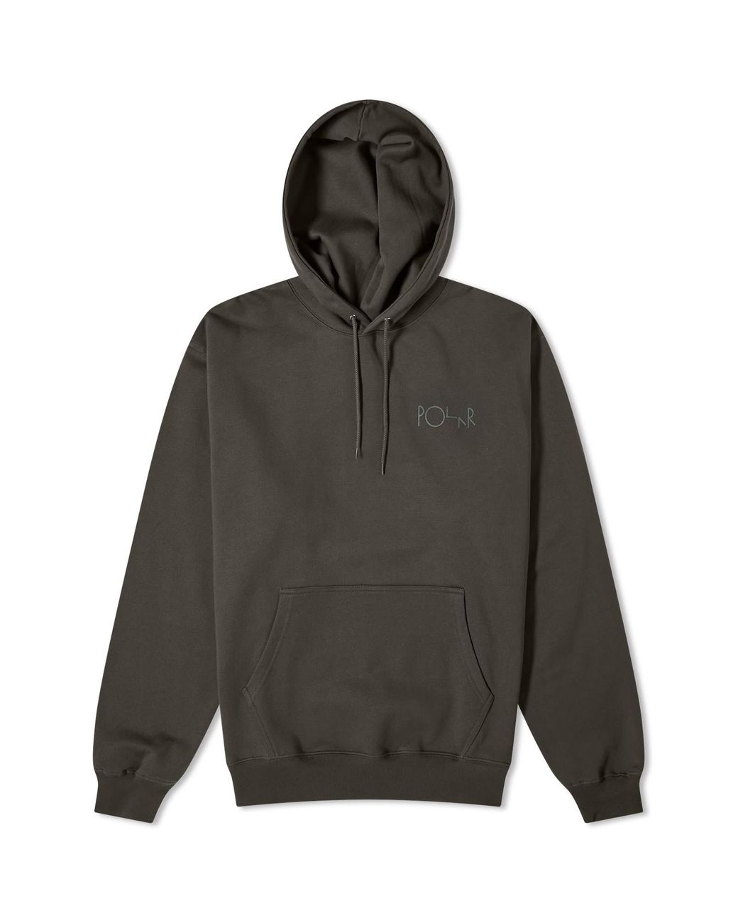 POLAR SKATE Stroke Logo Hoodie in Grey for Men Lyst UK