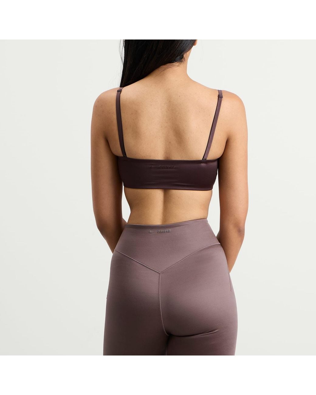 Nike Purple X Skims Shine Bandeau Bra