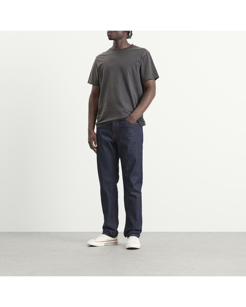 Nudie Jeans Blue Steady Eddie Ii Tapered Jeans for men