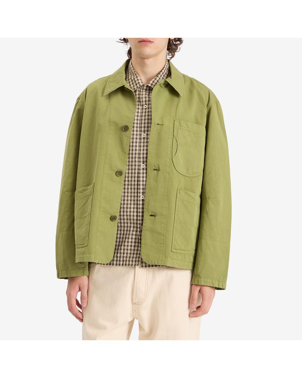 YMC Construction Jacket in Green for Men | Lyst