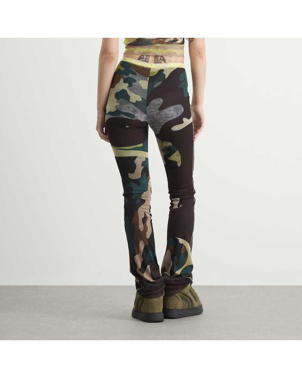 OTTOLINGER Gray Mesh Pants