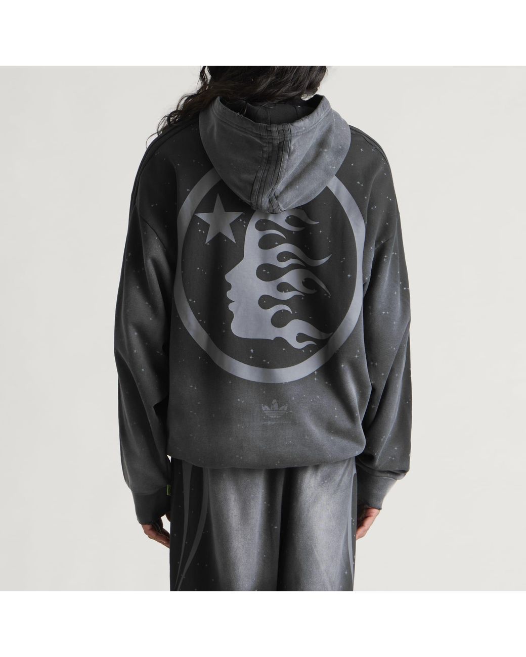 Adidas Black X Hellstar Hoodie for men