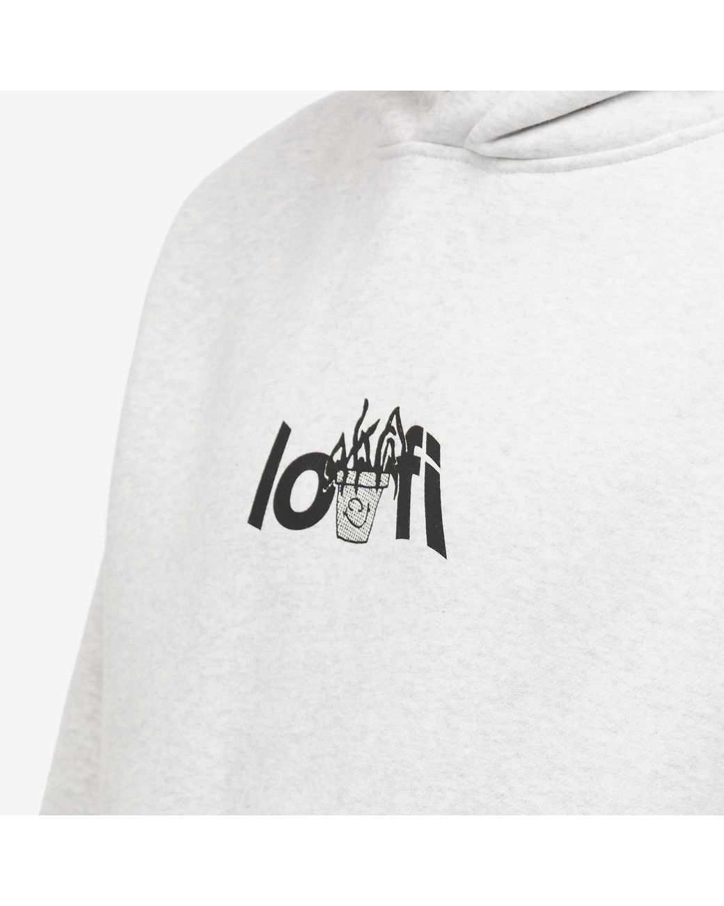 LO FI Plant Logo Hoodie in White for Men Lyst UK