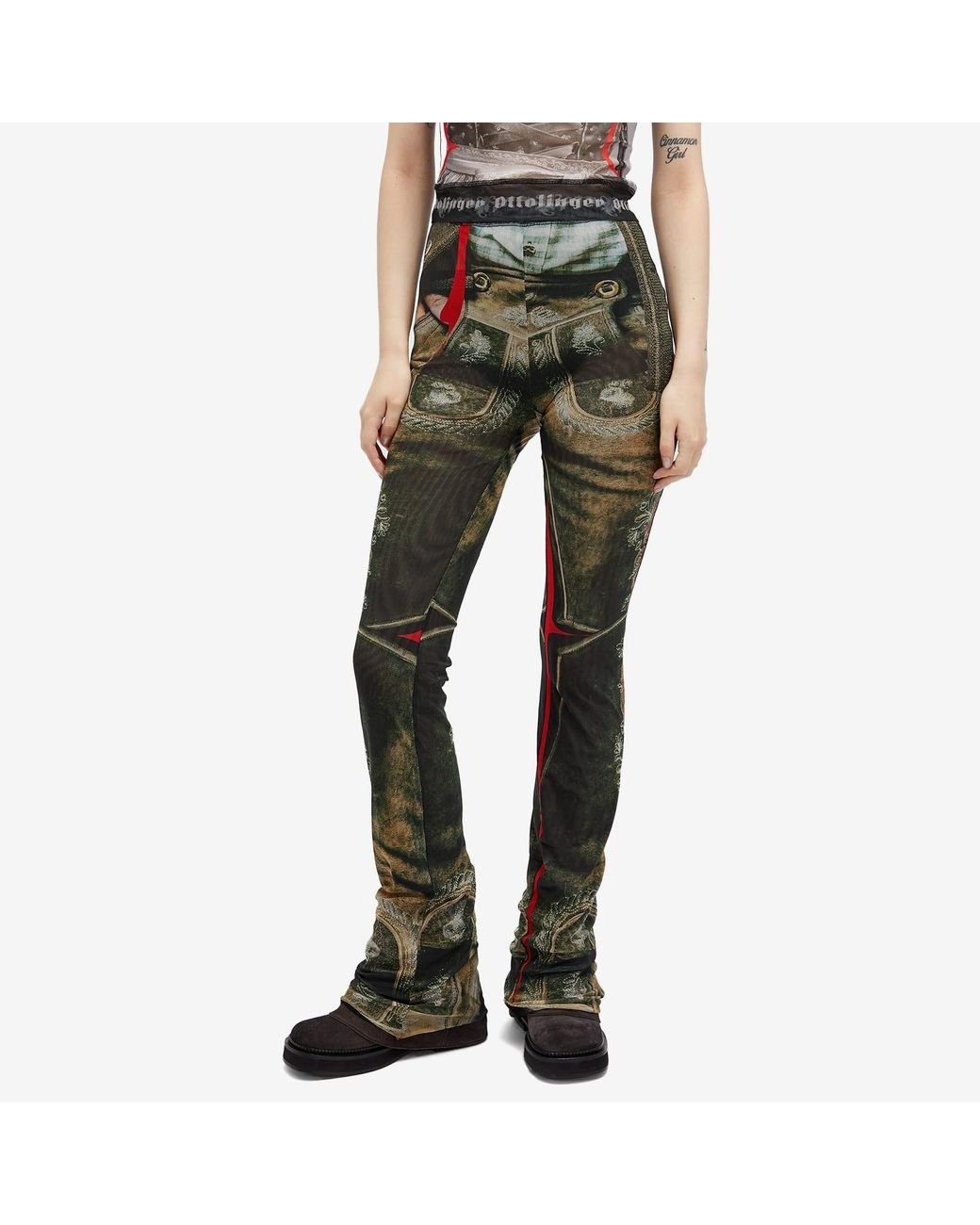 パンツ OTTOLINGER 10120050104 Trousers Mesh pant Ottolinger — Mesh Pants