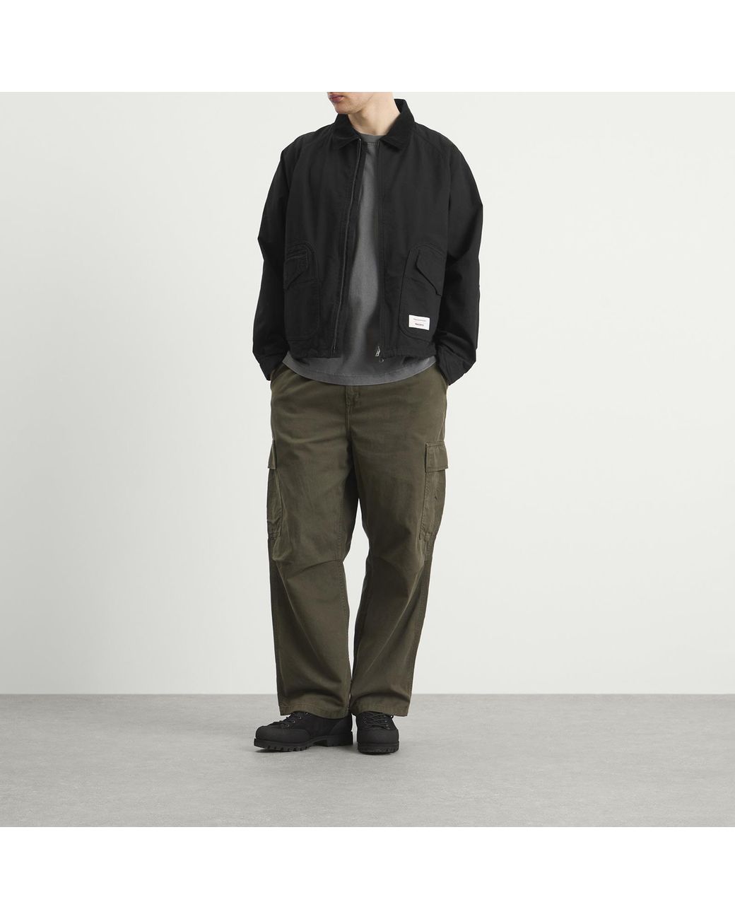 Thisisneverthat Black X Gore-Tex Windstopper Gear Jacket for men