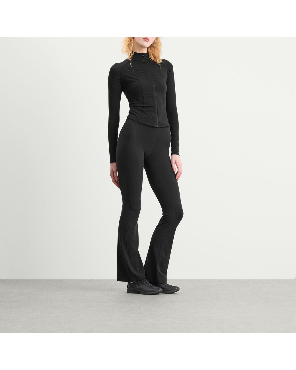 Nike Black Zenvy High Waisted Flared Pant