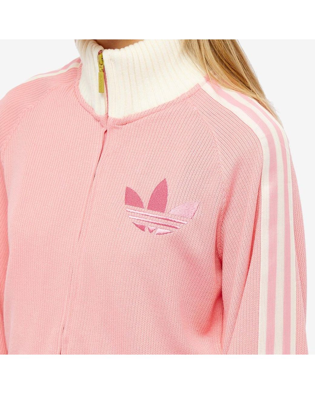 adidas Adicolor 70s Blouson Track Top in Pink | Lyst