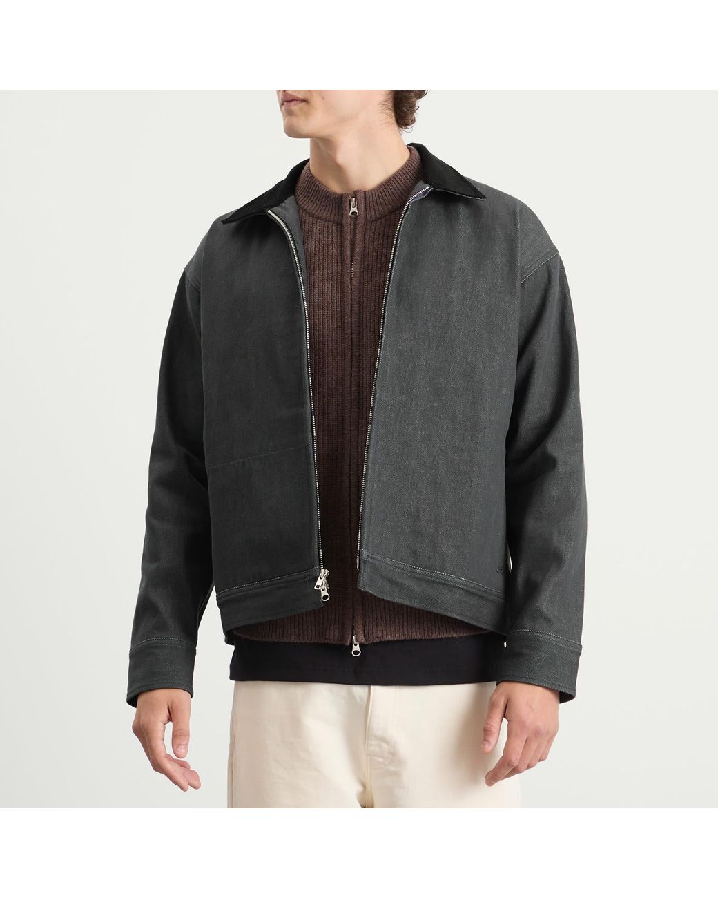 Randy's Garments Black Station Jacket for men