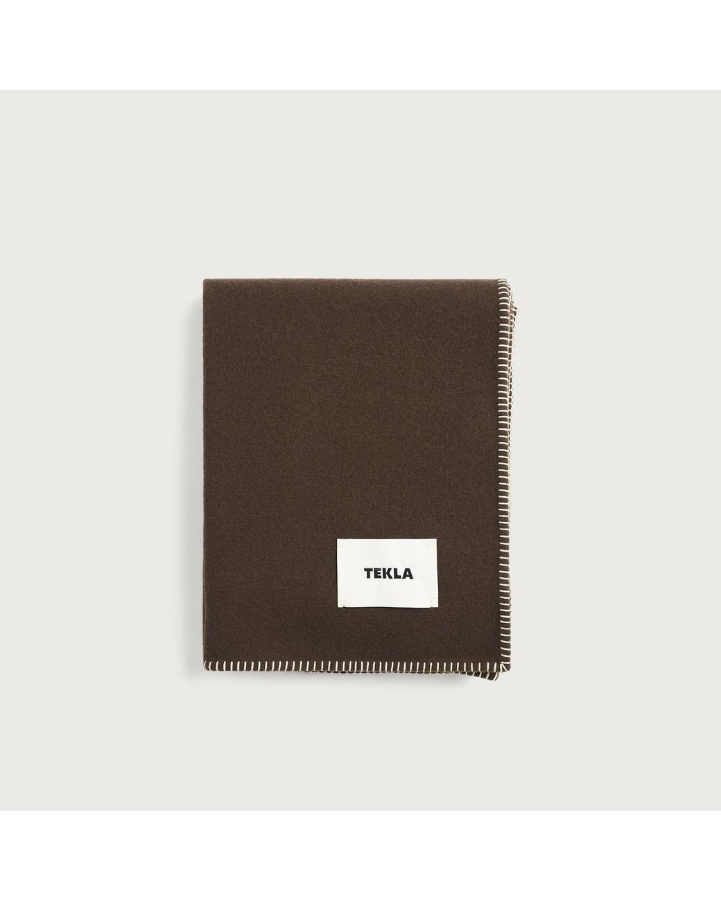 Tekla Brown Lambswool Blanket