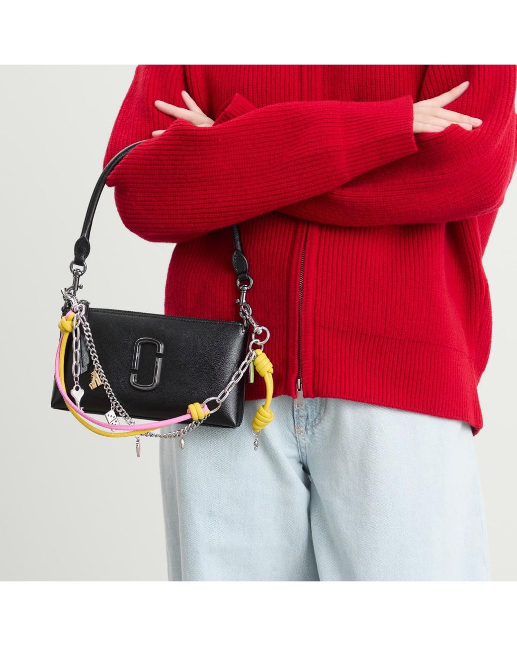 Marc Jacobs Metallic Chain Bag Charm