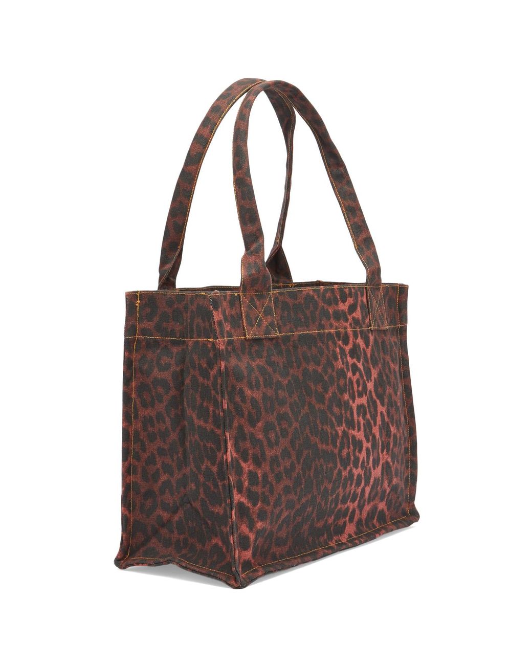 【GANNI】Large Easy Shoppe Red Leo Tote GANNI Large Easy Shoppe Red Leo Tote | Shopbop