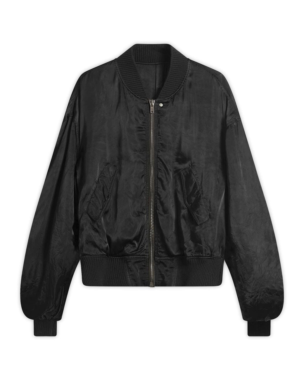 Rick Owens Black Secchia Flight Jacket