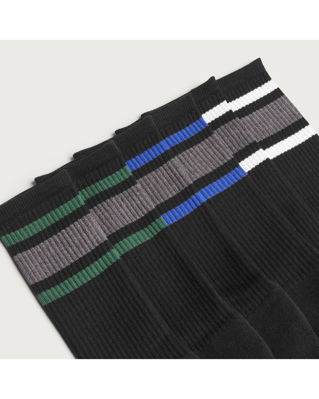 Neighborhood Black Classic 3-Pack Socks for men