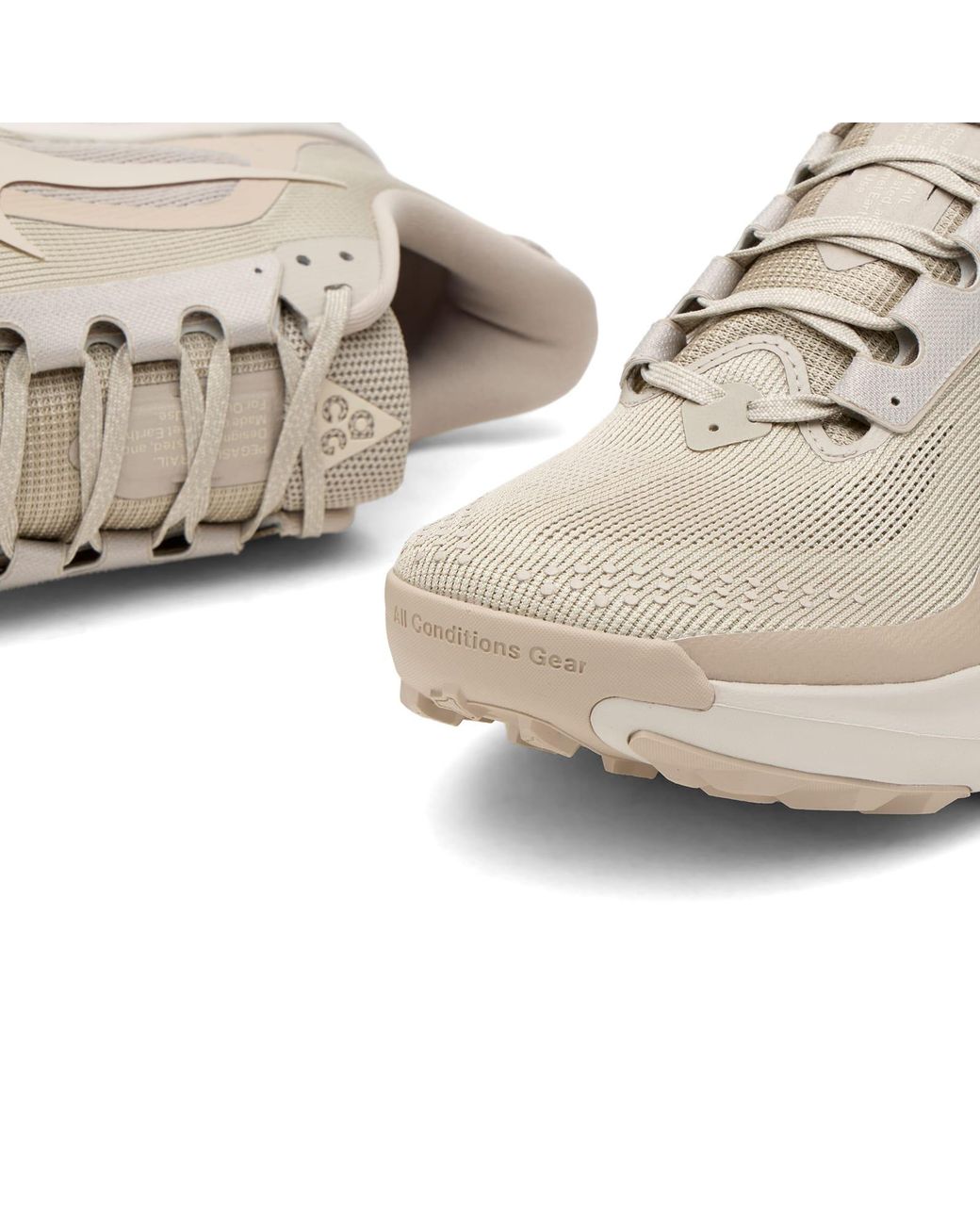 Nike White Acg Pegasus Trail Sneaker for men