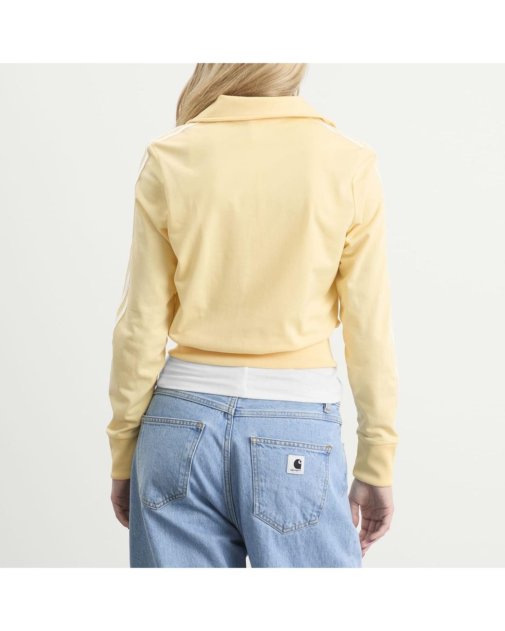 Adidas Yellow Classic Firebird Track Top