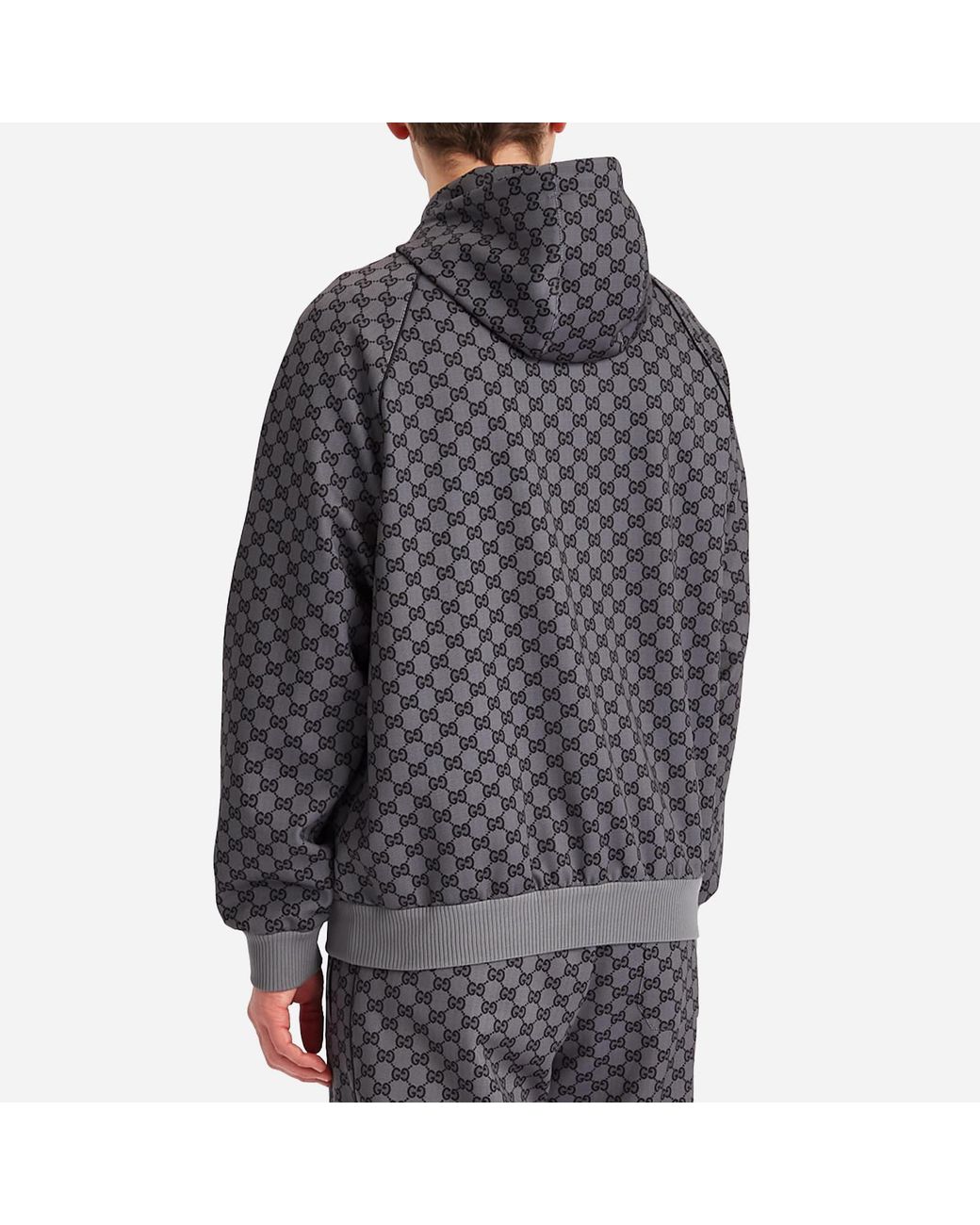 Gucci Light Neoprene Zip Through Jacket in Gray for Men | Lyst