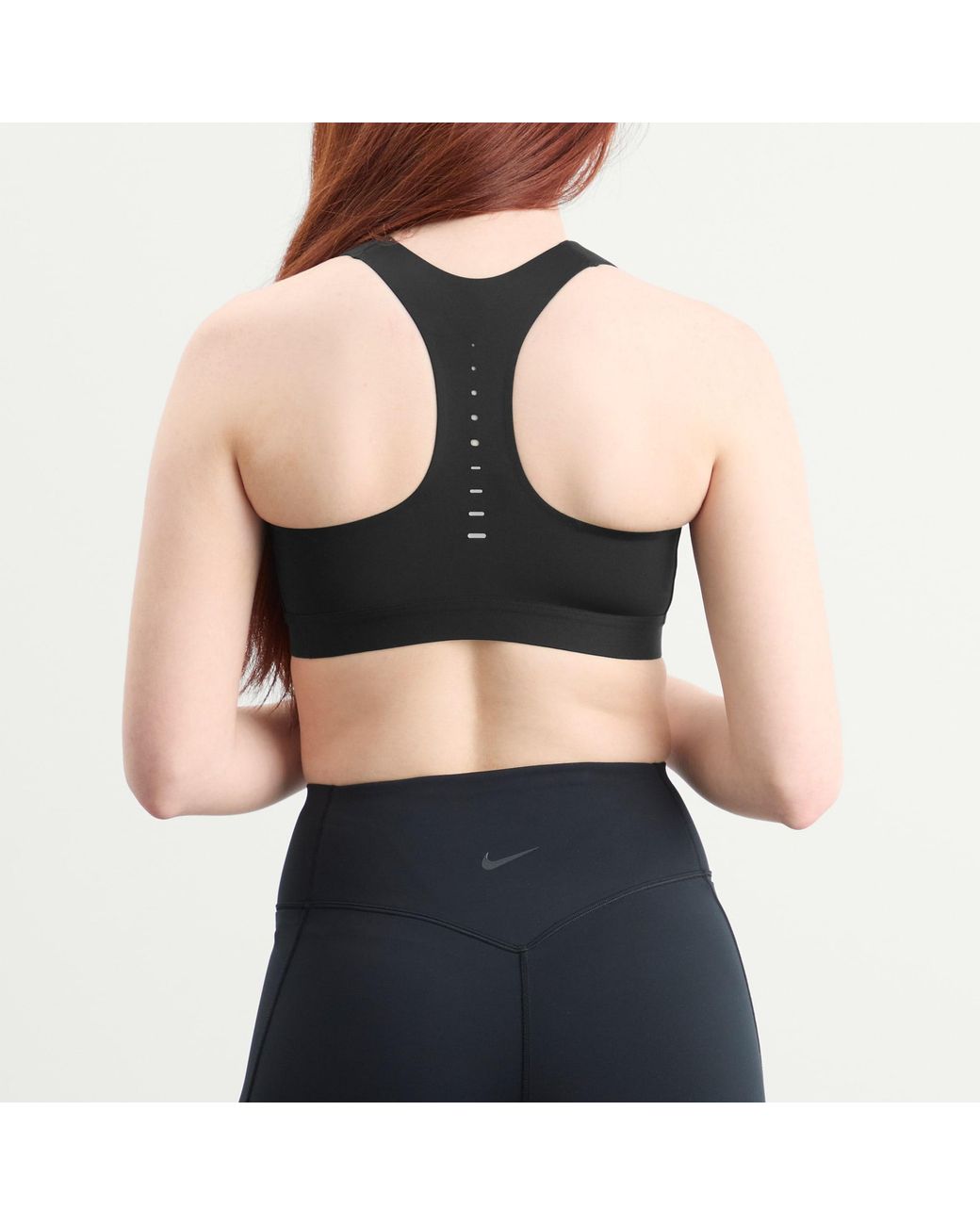 Nike Black Swift High Support Sports Bra
