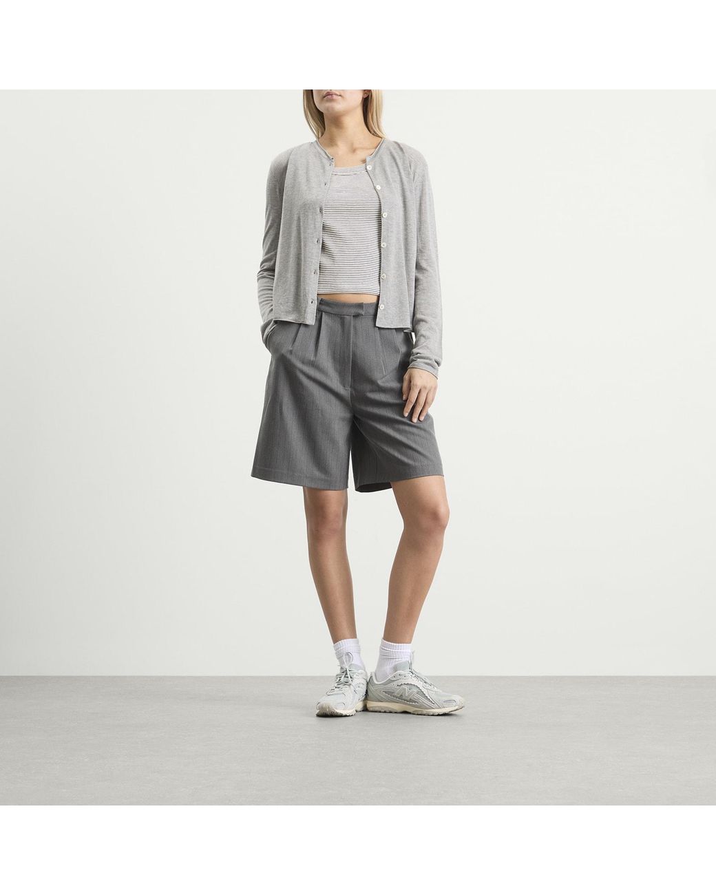 DUNST Gray Cardigan