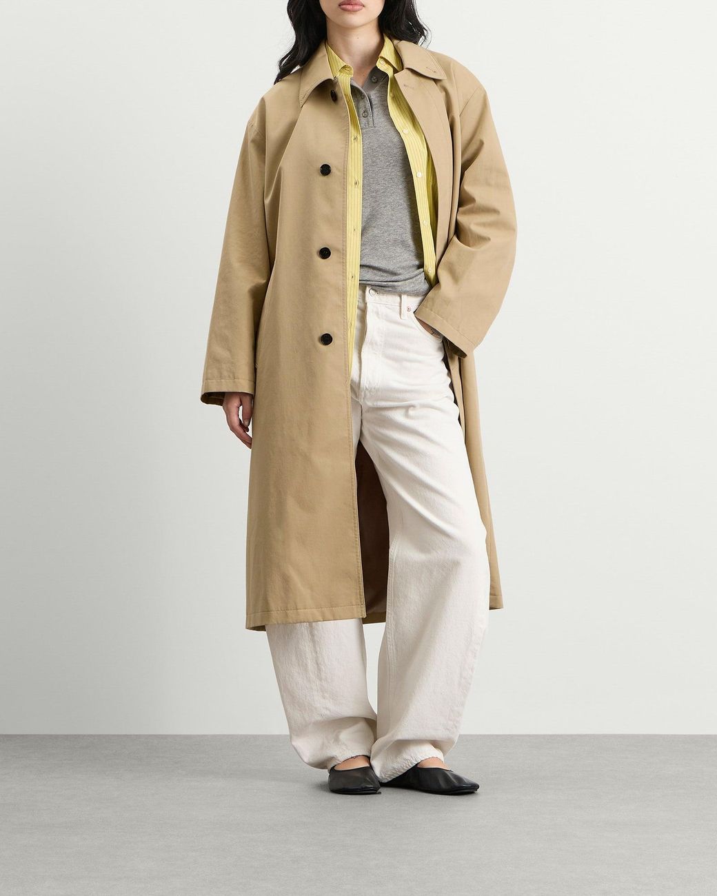 DUNST Natural Refined Mac Coat Jacket