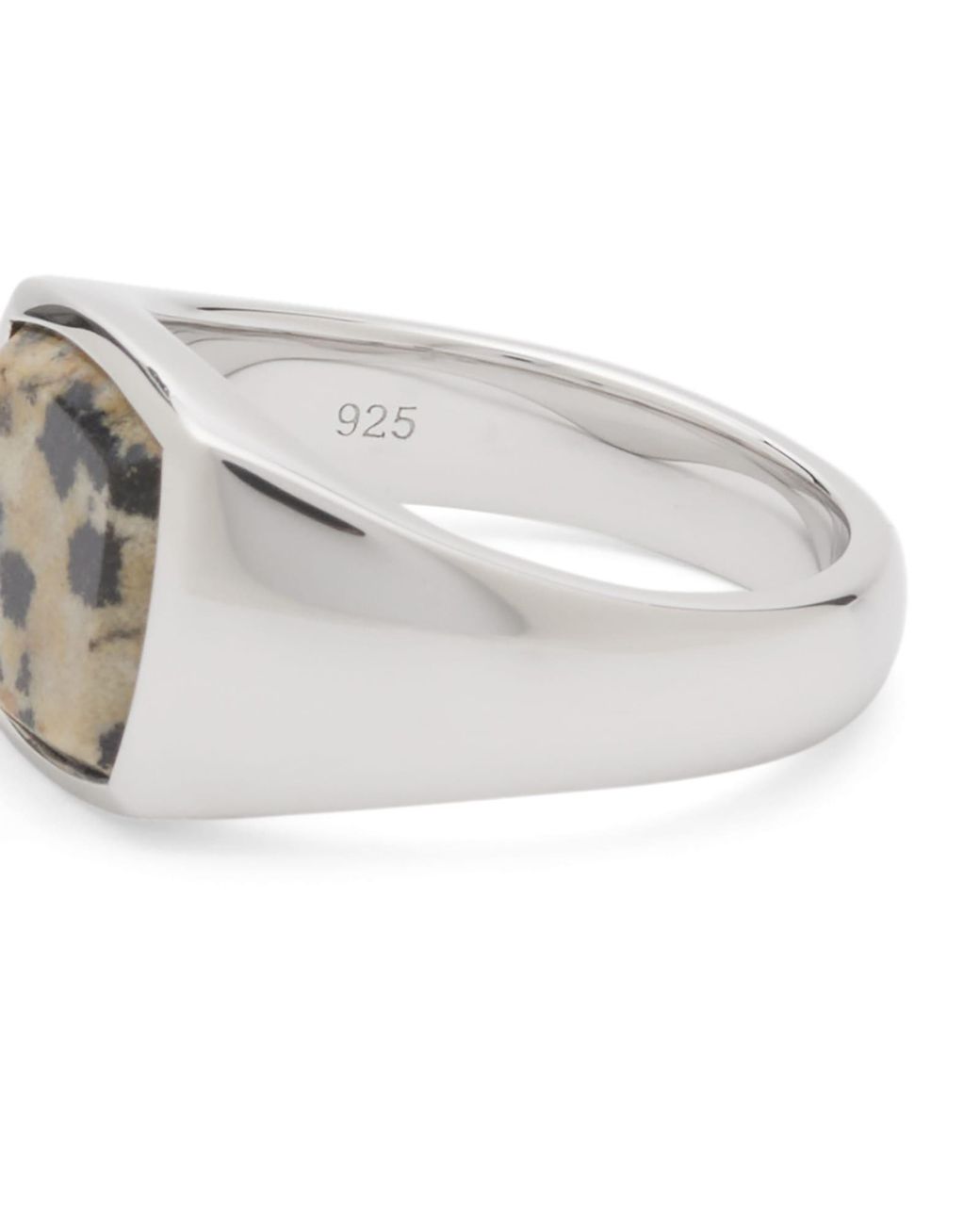 Tom Wood Kay Leopard Jasper Ring Presented By End in Metallic | Lyst