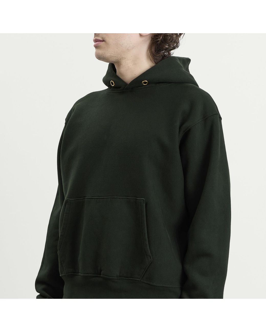 Les Tien Black Heavyweight Hoodie for men