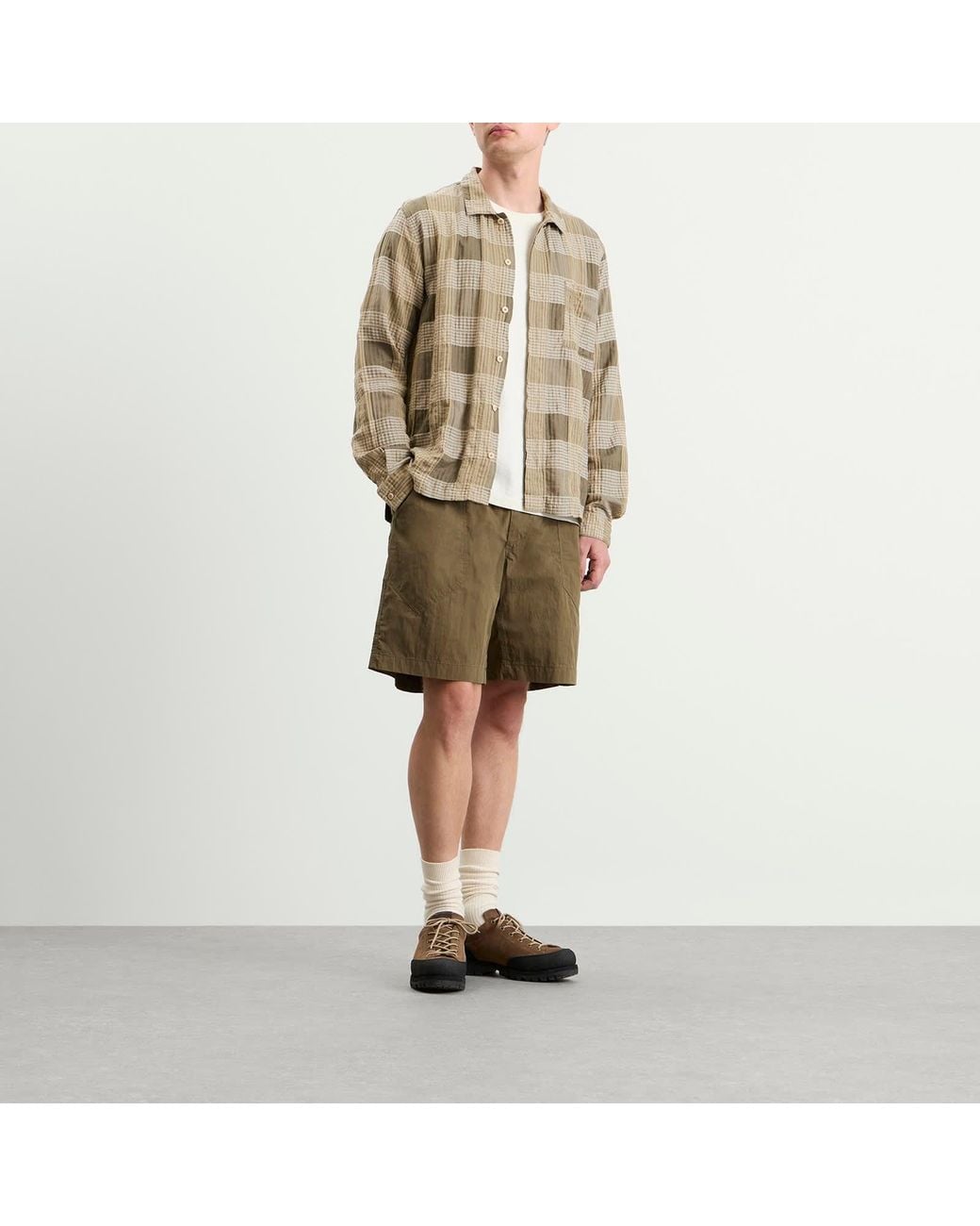 Folk Natural Patch Shirt for men