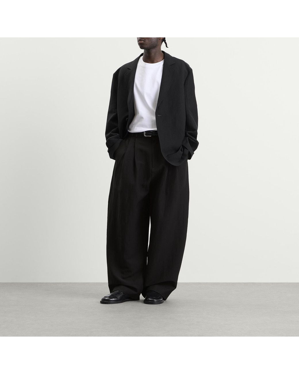 Studio Nicholson Black Line Double Pleat Pant for men