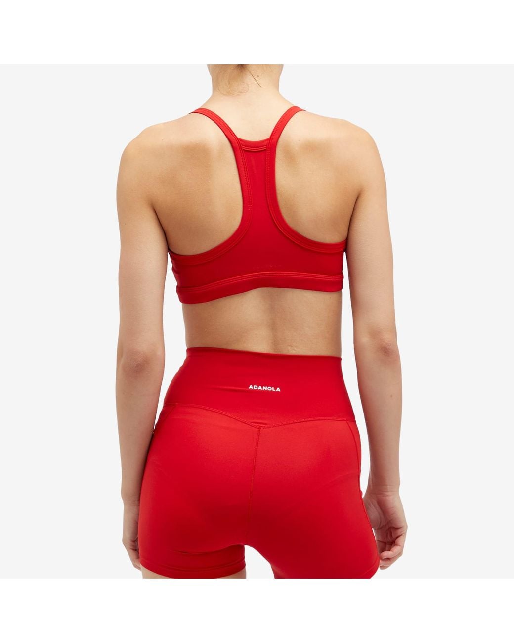 ADANOLA Red Ultimate Strappy Racer Bra