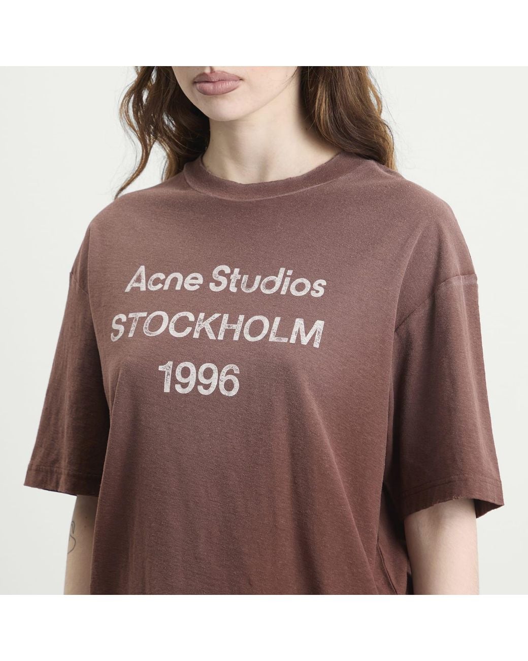 Acne Brown Exford 1996 T-Shirt