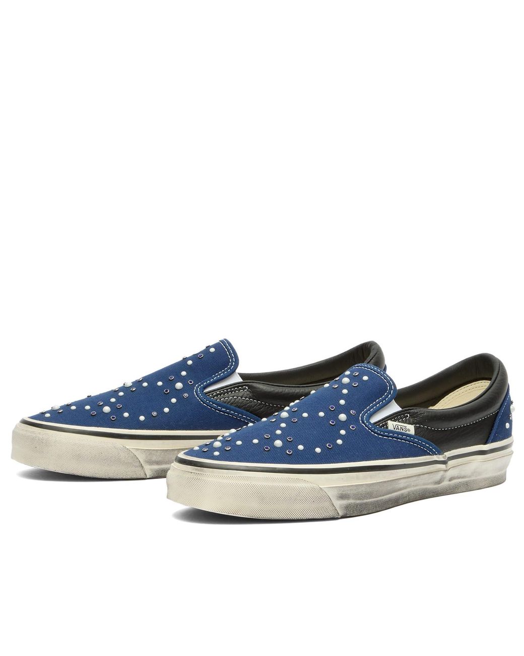 Vans Blue Lx Classic Slip-On 98 Sneaker