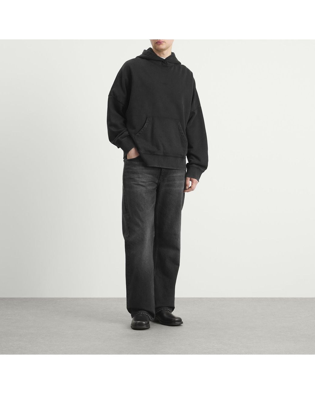 Won Hundred Black Staff Hoodie for men