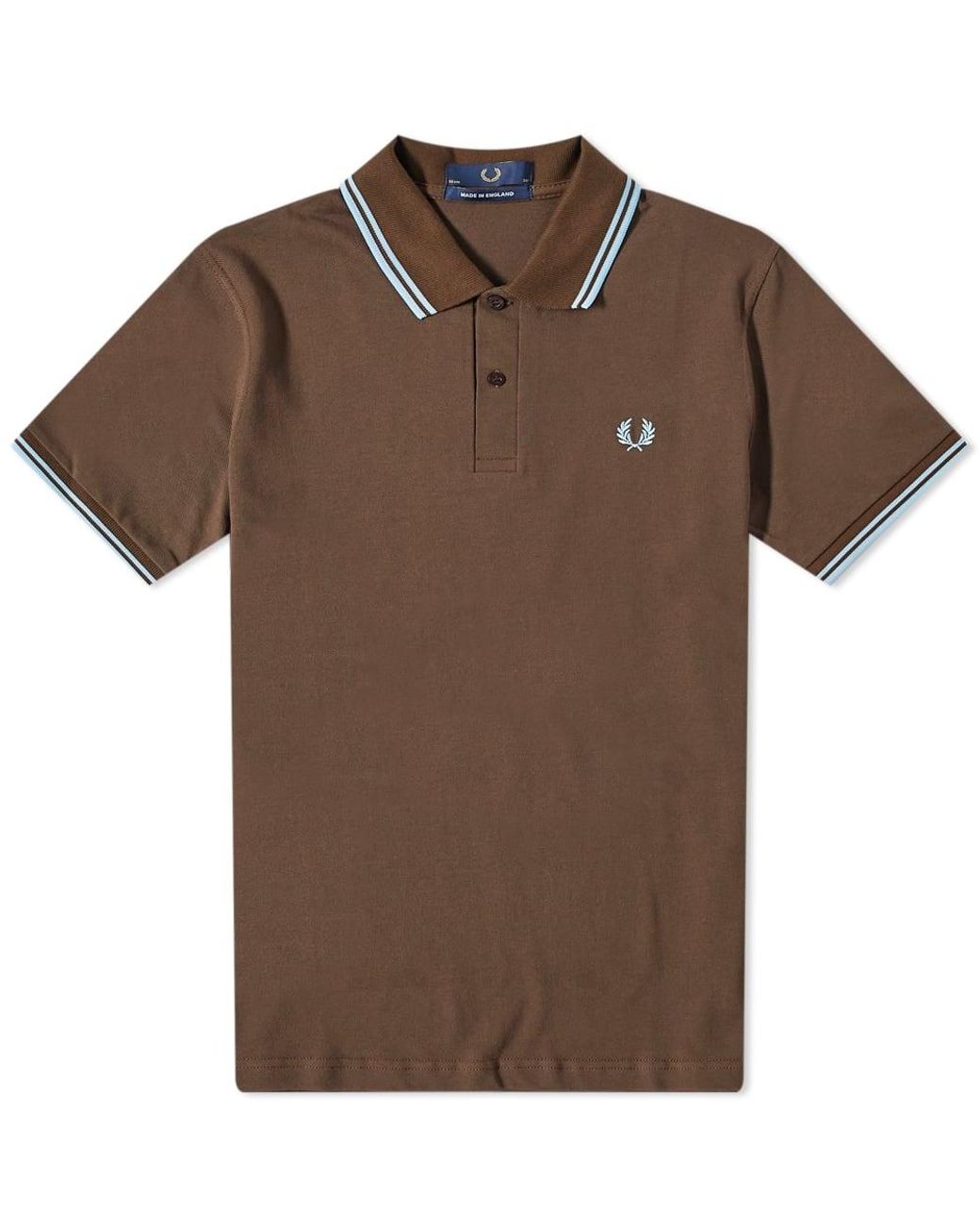Fred Perry Reissues Original Twin Tipped Polo Shirt in Brown