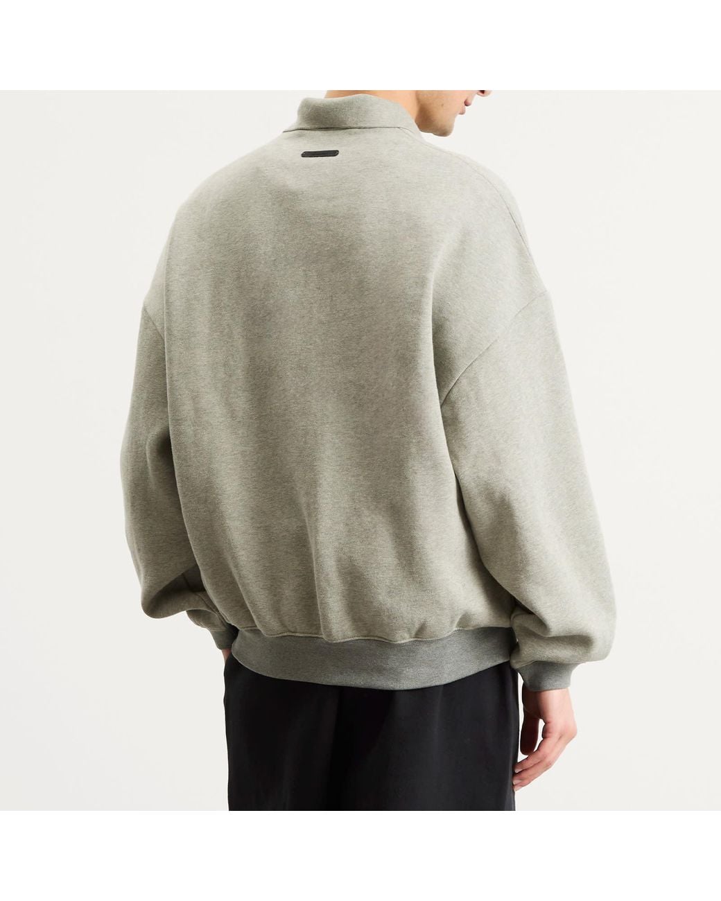 Fear Of God Gray Signature 90S Polo Sweatshirt for men