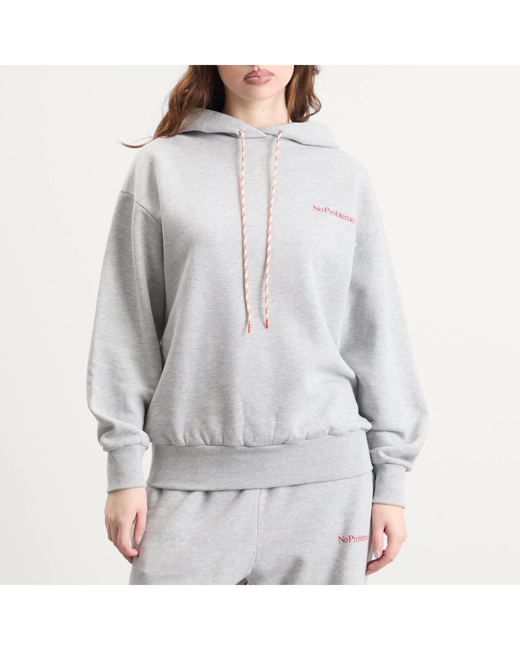 No Problemo White Mini Problemo Hoodie