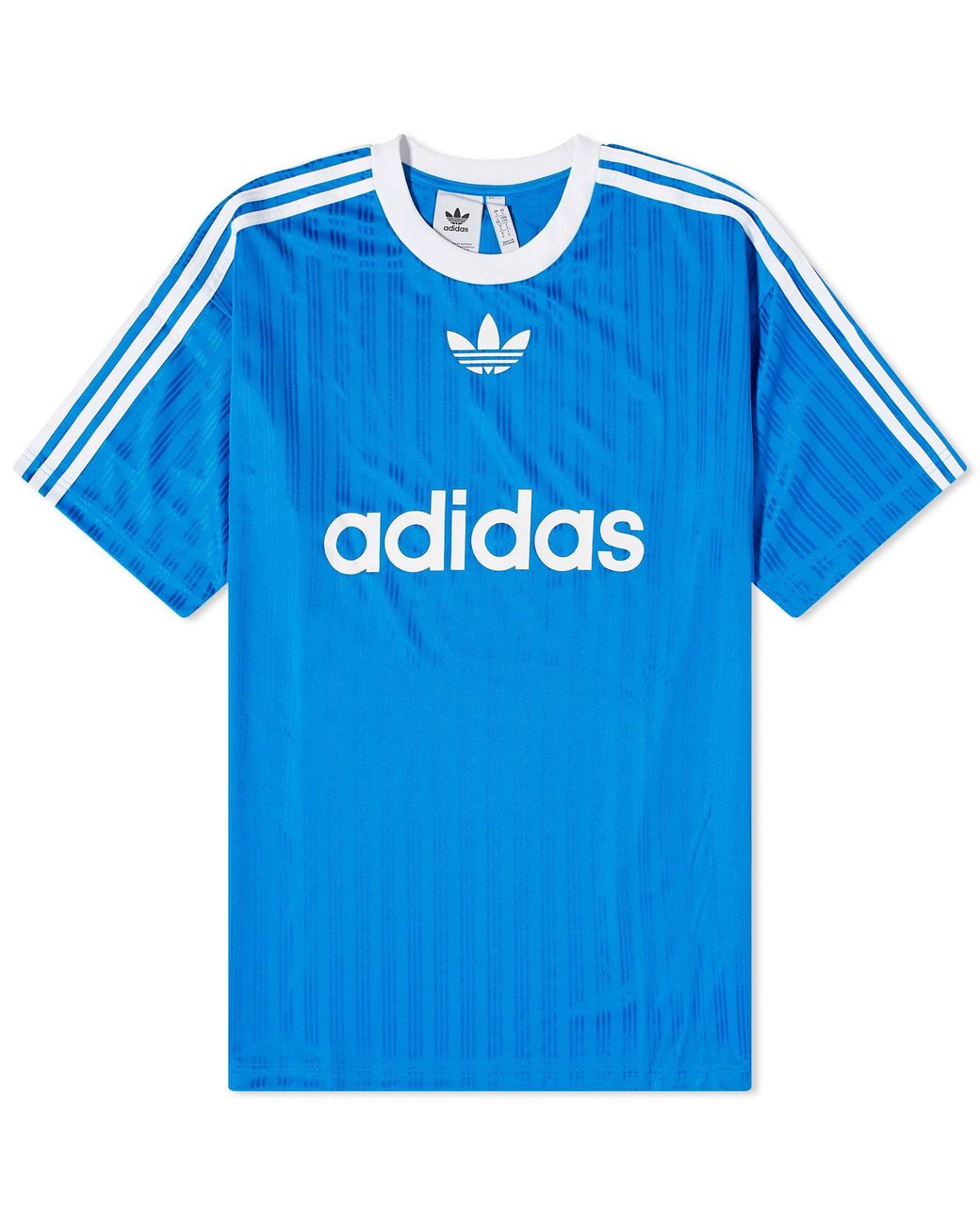 adidas Adicolor Poly T Shirt in Blue for Men Lyst