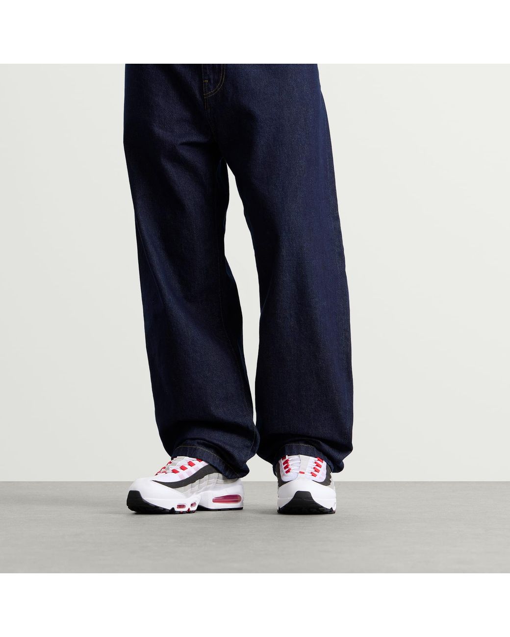 Nike White Air Max 95 Big Bubble Sneaker