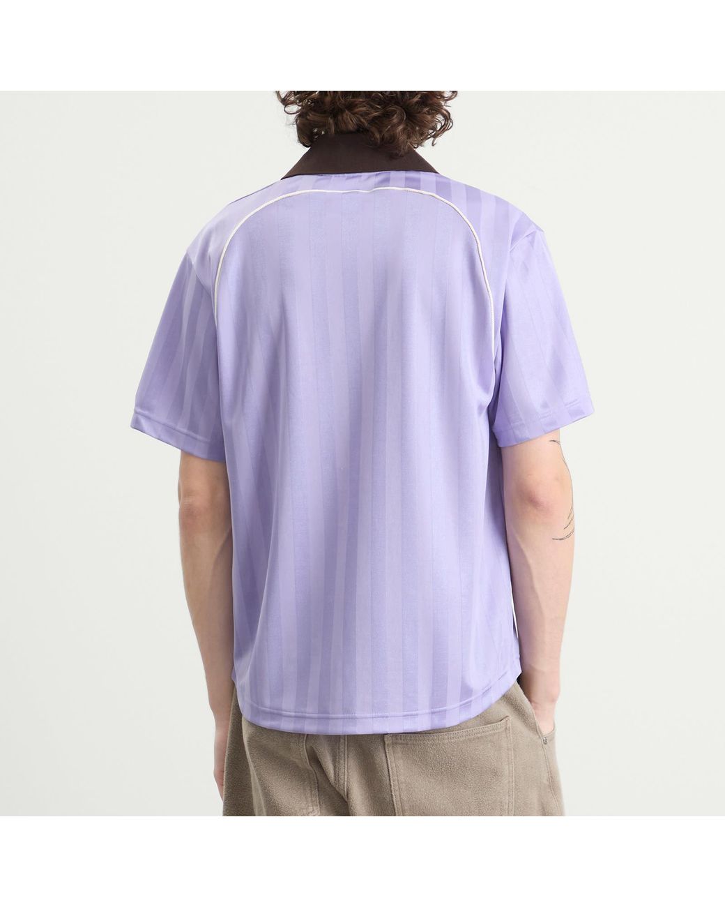 adidas X Wales Bonner Football T-Shirt in Purple for Men | Lyst UK