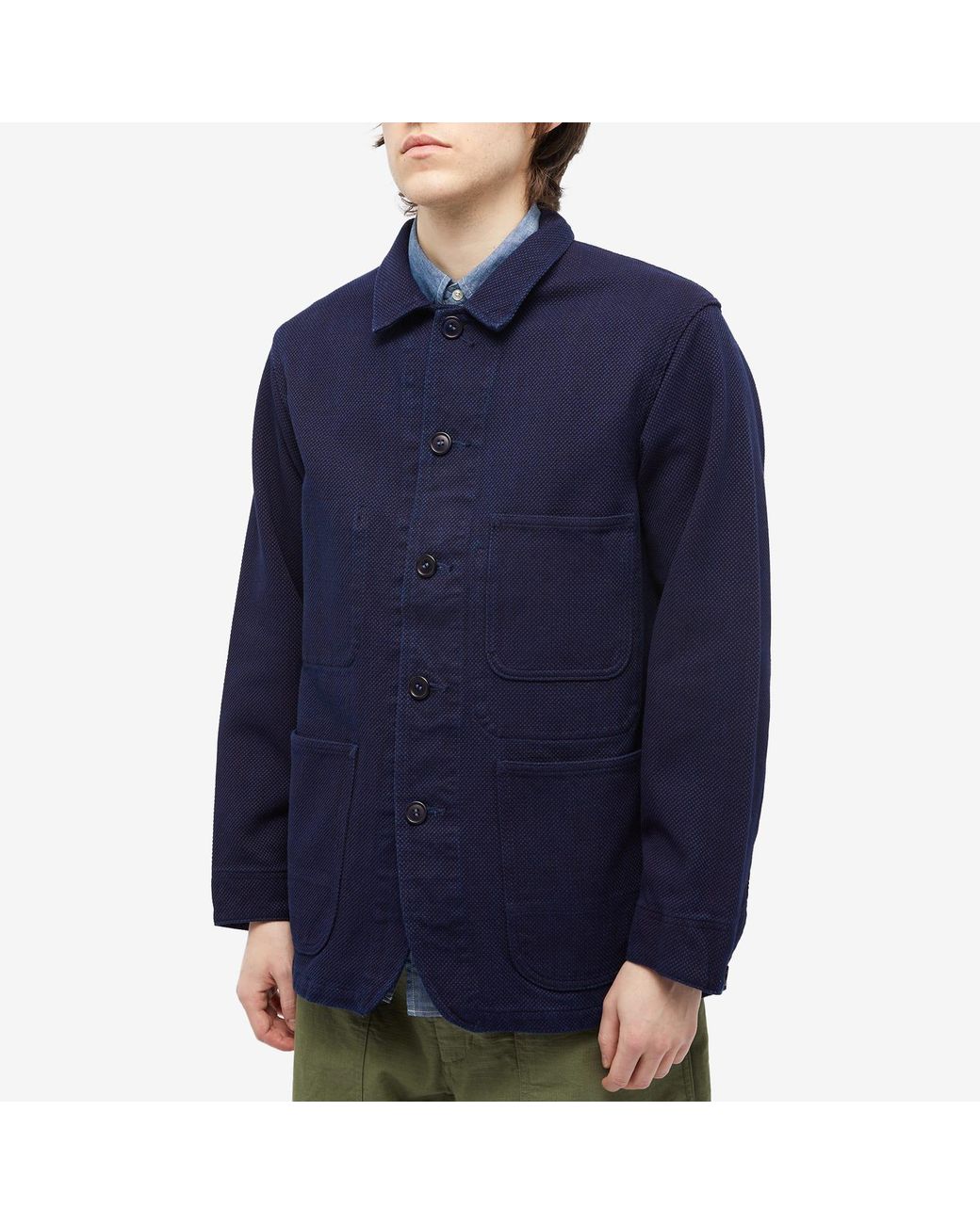 kozy Coverall Jacket（NAVY BLUE） Service Works Canvas Coverall Jacket - Navy Blue | Urban