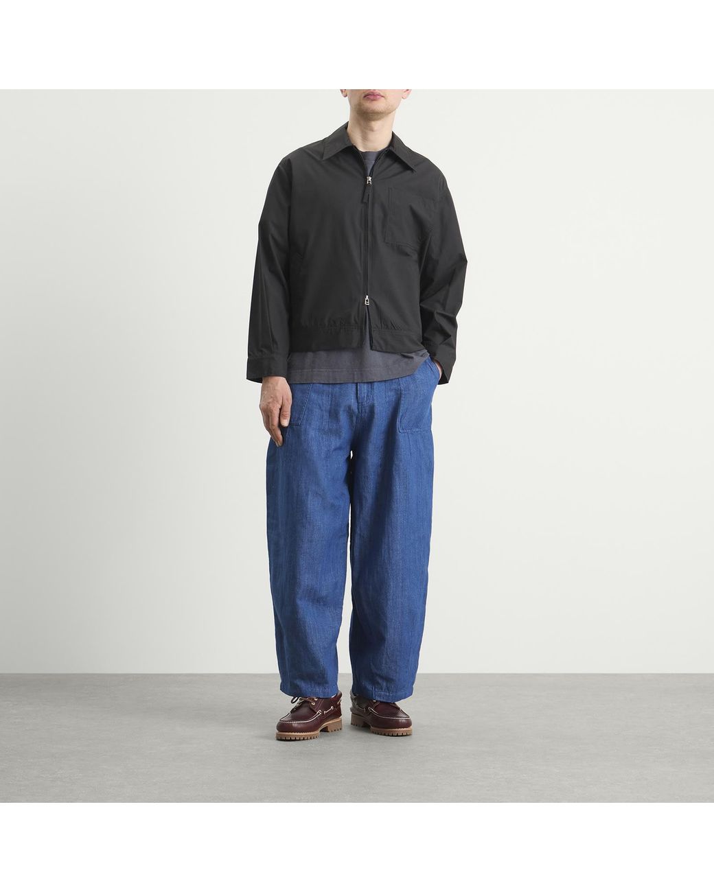 FRIZMWORKS Blue Denim Balloon Pants for men