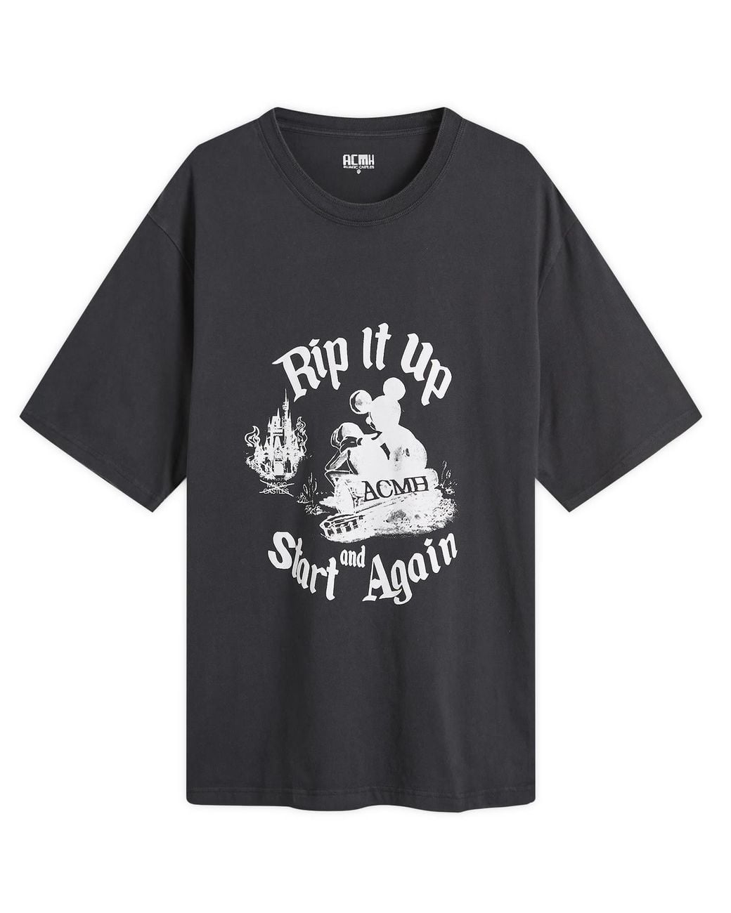 ACMH by Magic Castles Black Rip It Up T-Shirt for men