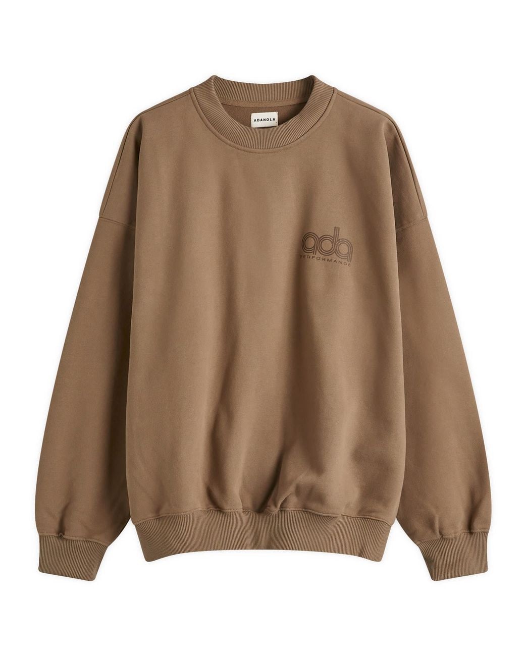 ADANOLA Performance Oversized Sweatshirt in Brown | Lyst UK