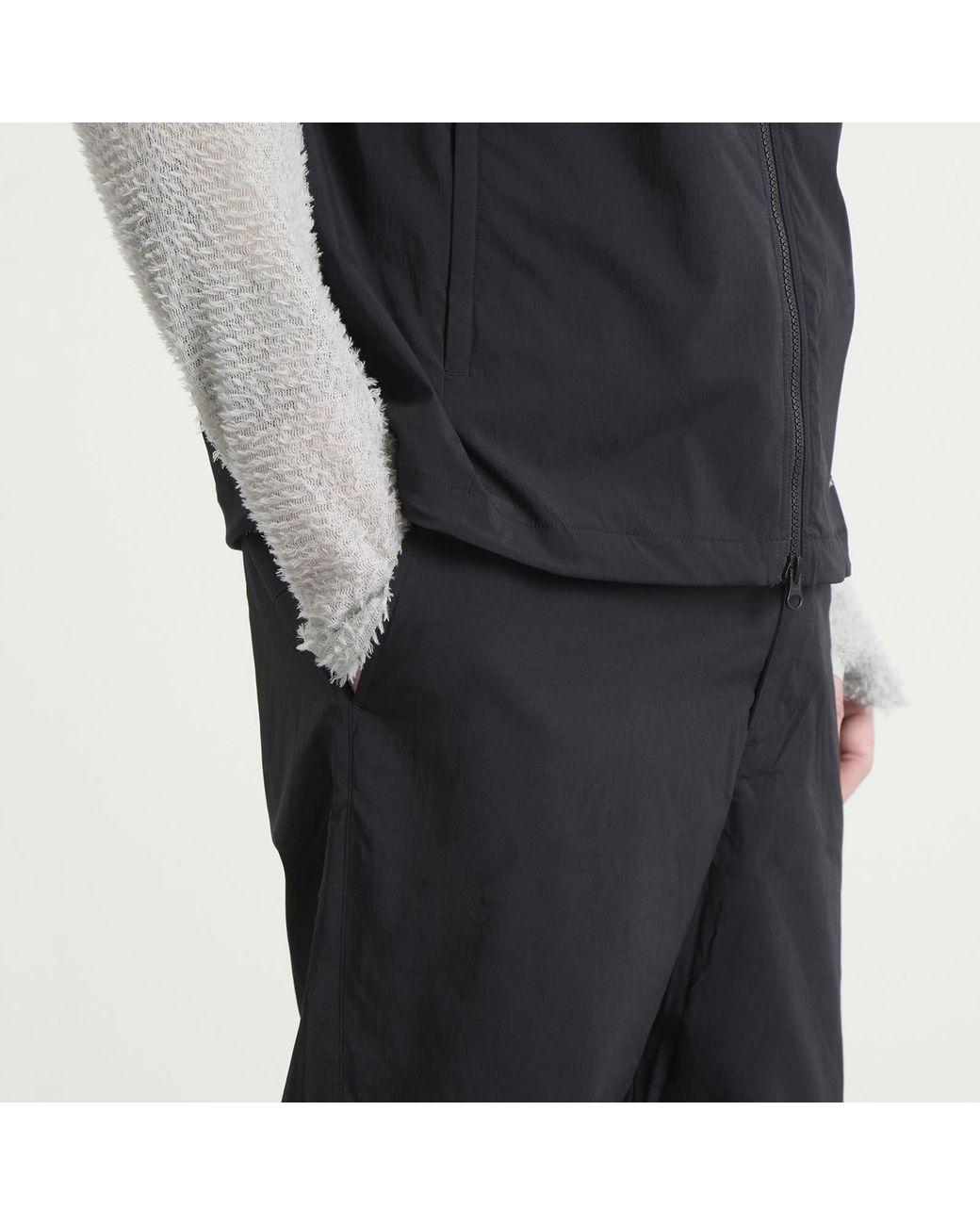 Snow Peak Black Nsd Utility Trousers for men