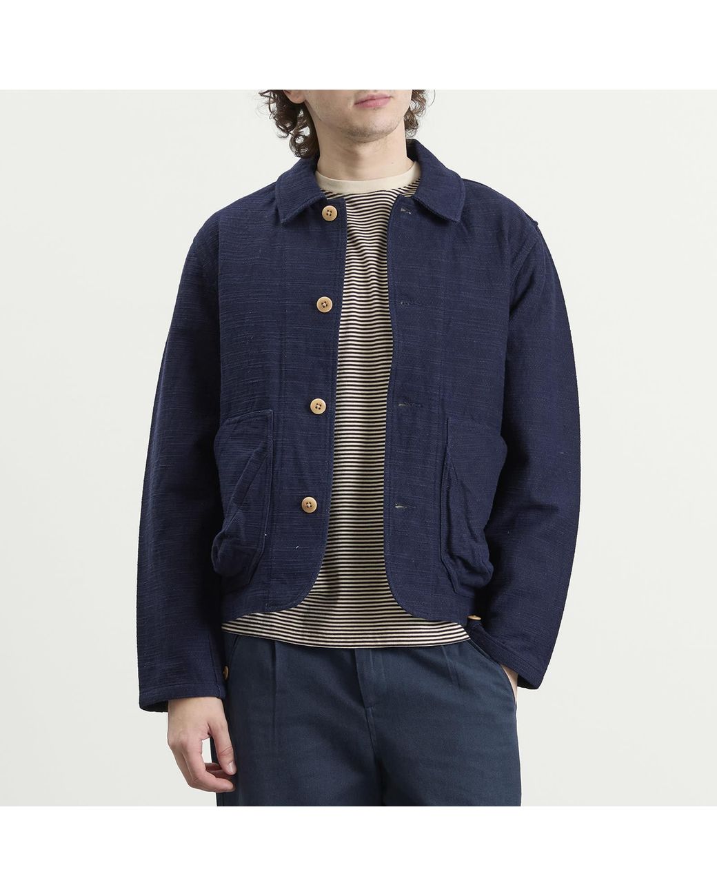 Folk Blue Prism Jacket for men