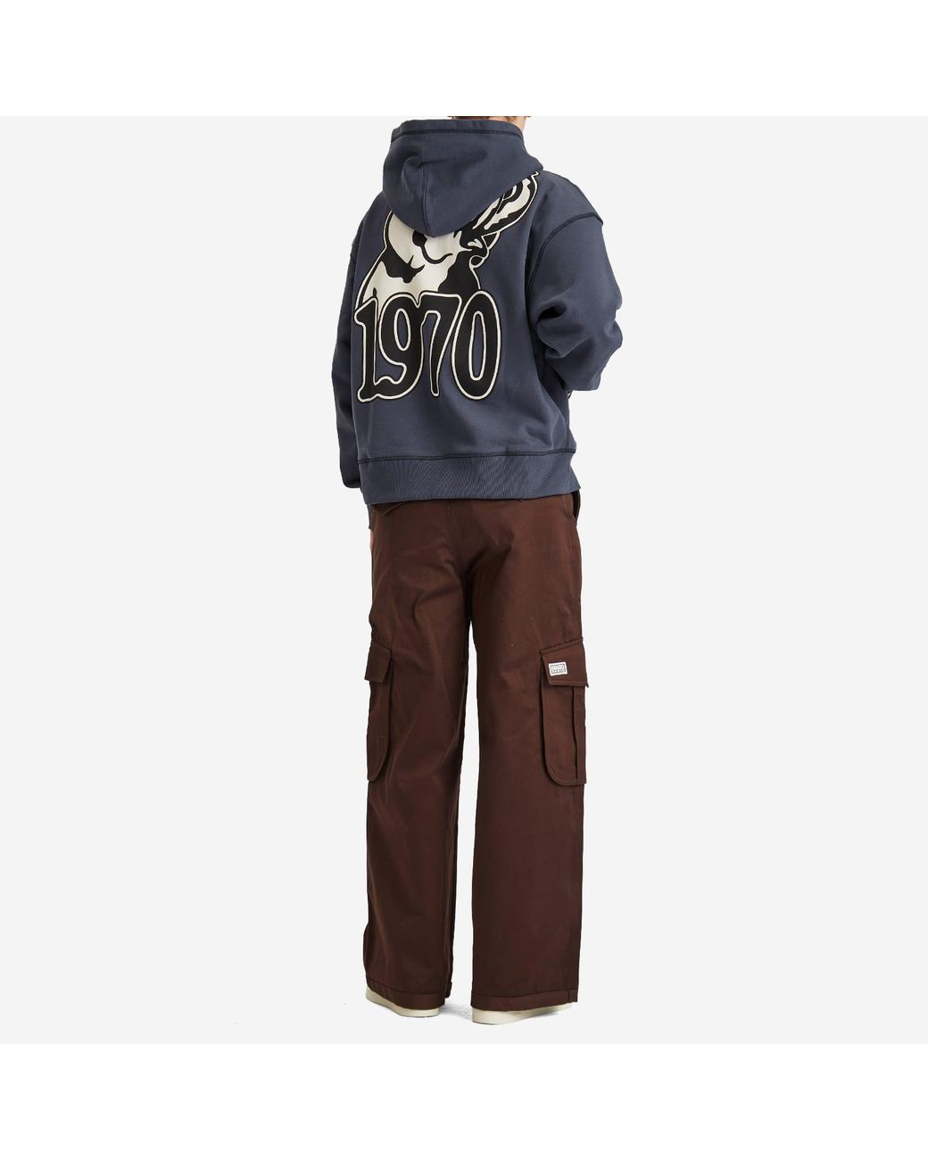 【送料関税込】Kenzo Gots Jungle Elephant Full Zip Hoodie KENZO Gots Jungle Elephant Full Zip Hoodie in Blue for Men