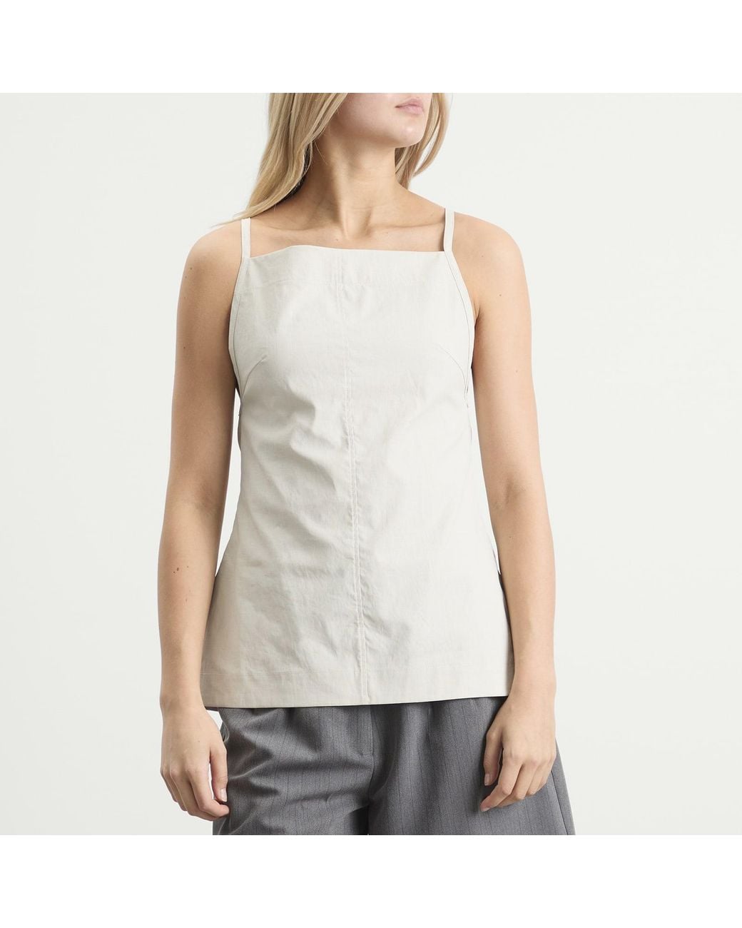 Studio Nicholson White Apron Top