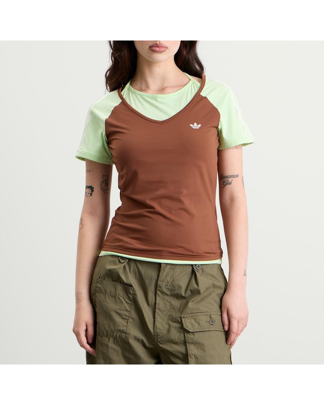 Adidas Brown Vintage T-Shirt