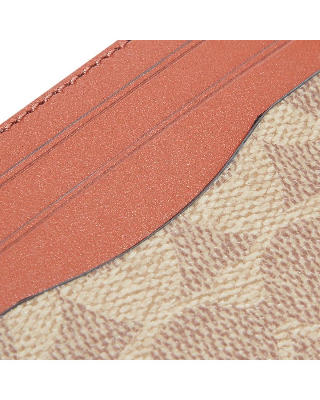 COACH Multicolor Signature Card Holder for men