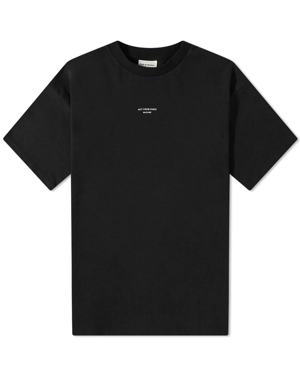 Drole de Monsieur Black Not From Paris Madame Classic T-Shirt for men