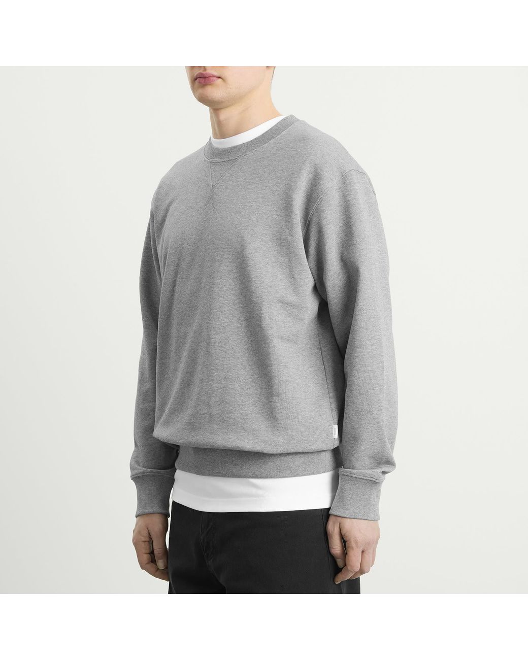 Norse Projects Gray Standard Crew Sweatshirt for men