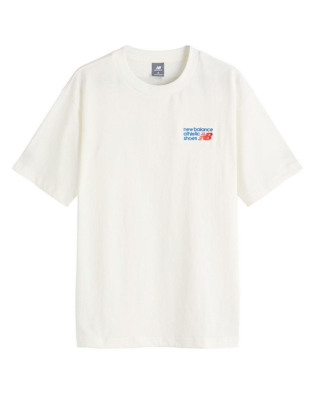 New Balance White Nb Athletics Premium Logo Relaxed T-Shirt for men